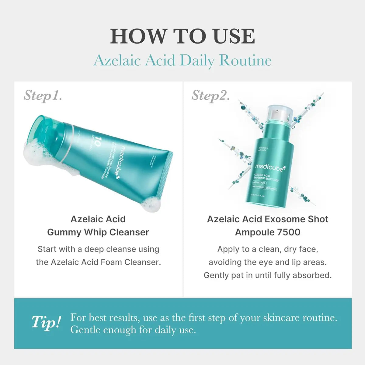 Medicube Azelaic Acid Exosome Shot 7500 30mL