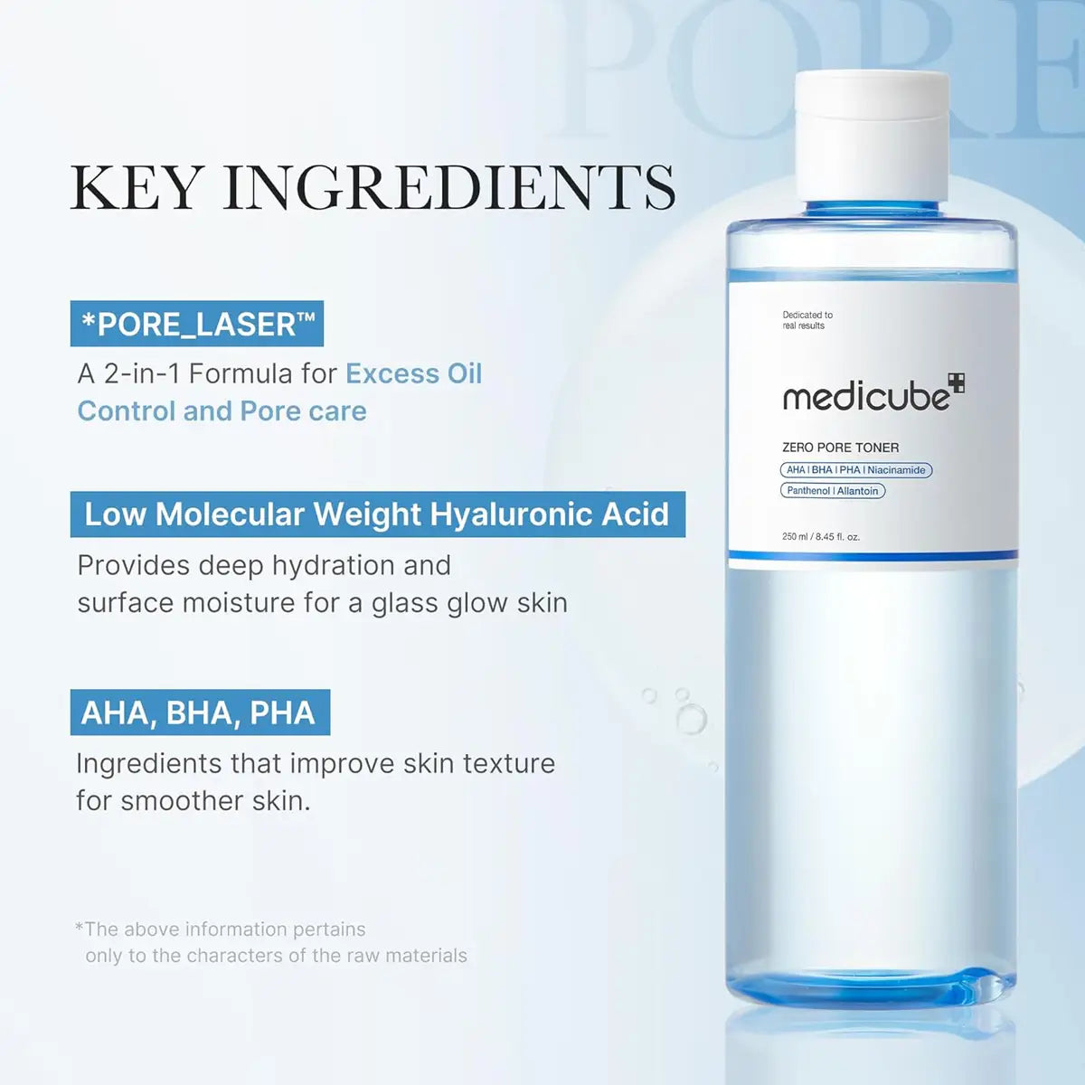 Medicube Zero Pore Toner 250mL