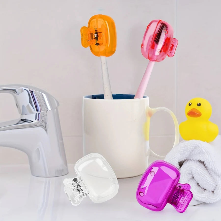 Universal protective covers kit for toothbrushes